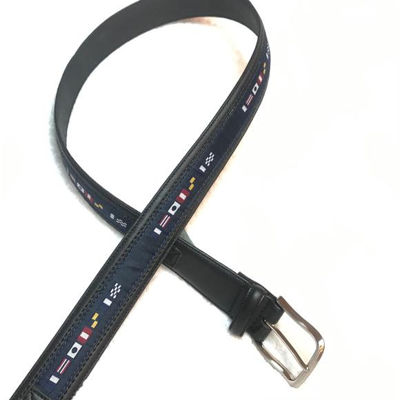 New Nautica Leather and canvas Belt - Picture 6 of 6